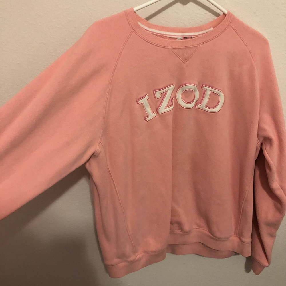 Pink izod sweatshirt